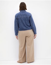 City Chic - Denim Utility Jacket