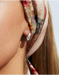 Najo - The Plunge Silver Earrings