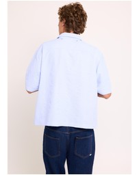 Black Noise White Rain - Crinkel Short Sleeve Shirt