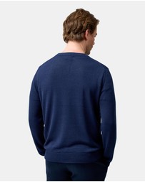 Brooksfield - Crew Neck Knit Boucle