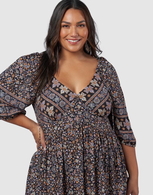 The Poetic Gypsy - On a Whim Midi Dress