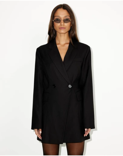 Dazie - Aria Double Breasted Blazer Dress