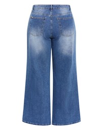 City Chic - Plus size Harley Fit Harriet Wide Leg Regular Jean - light wash