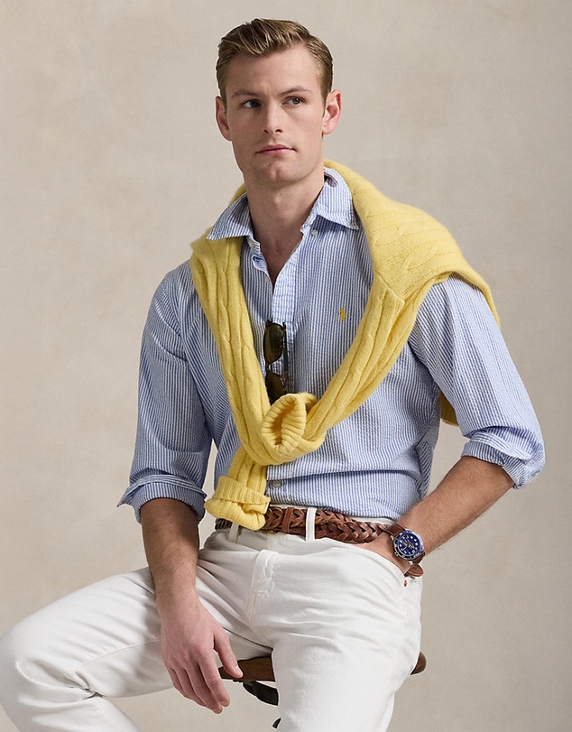 Polo Ralph Lauren - Custom Fit Striped Seersucker Shirt