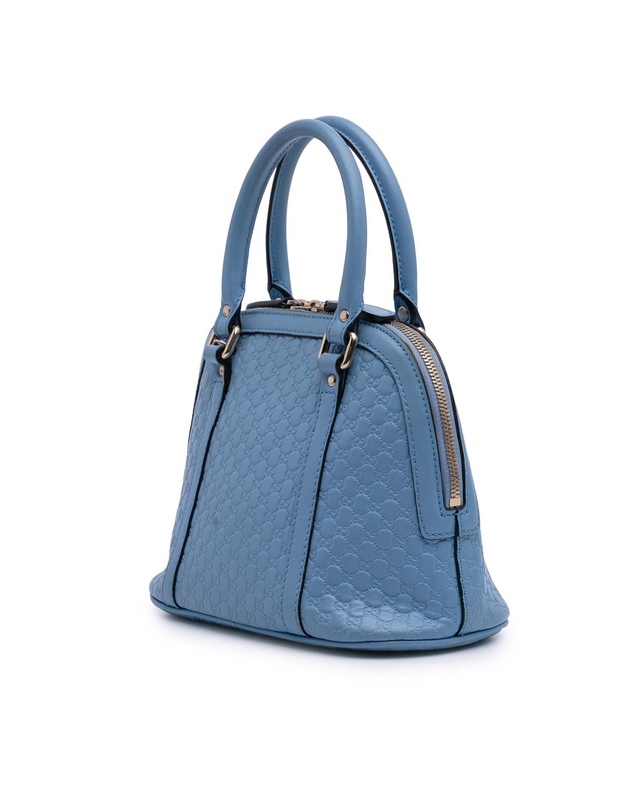 Pre-Loved by Azura Reborn - Pre-Loved gucci Leather Top Handle Bag with Zip Closure and Adjustable Shoulder Strap