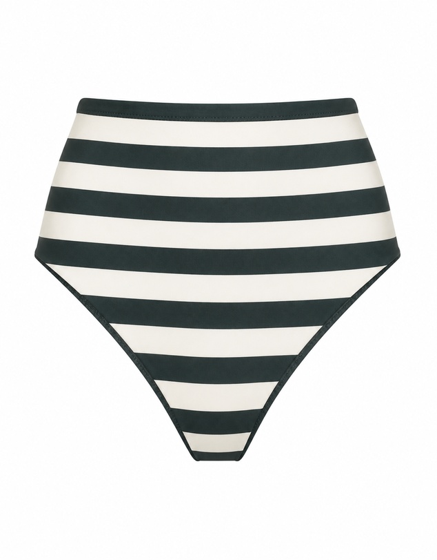 BONDI BORN - Poppy Bikini Bottom - Forest Stripe (Embodee™)