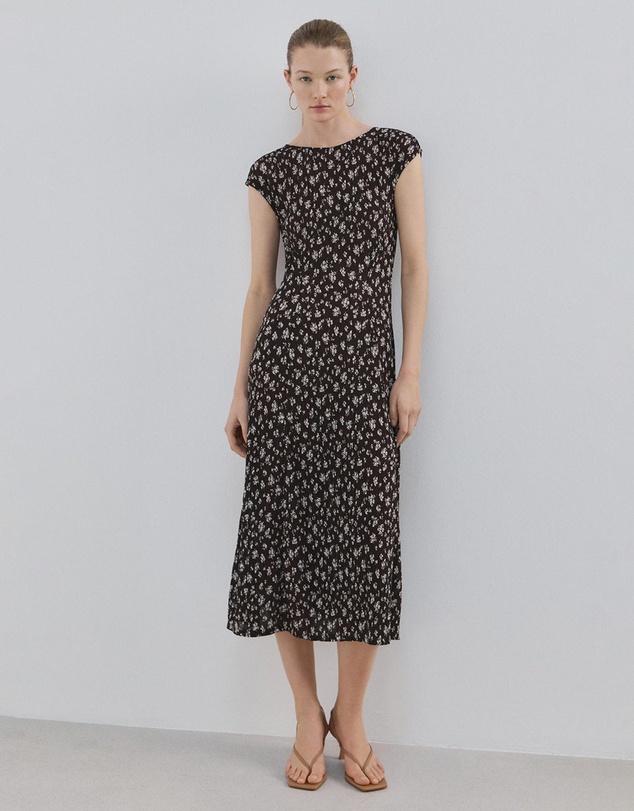 M.N.G - Floral-Print Midi-Dress