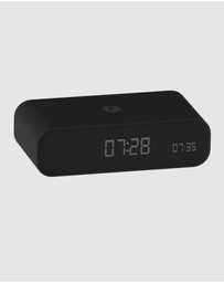 Kreafunk - Kreafunk Wakie Alarm Clock Qi Charger + Bluetooth - Black