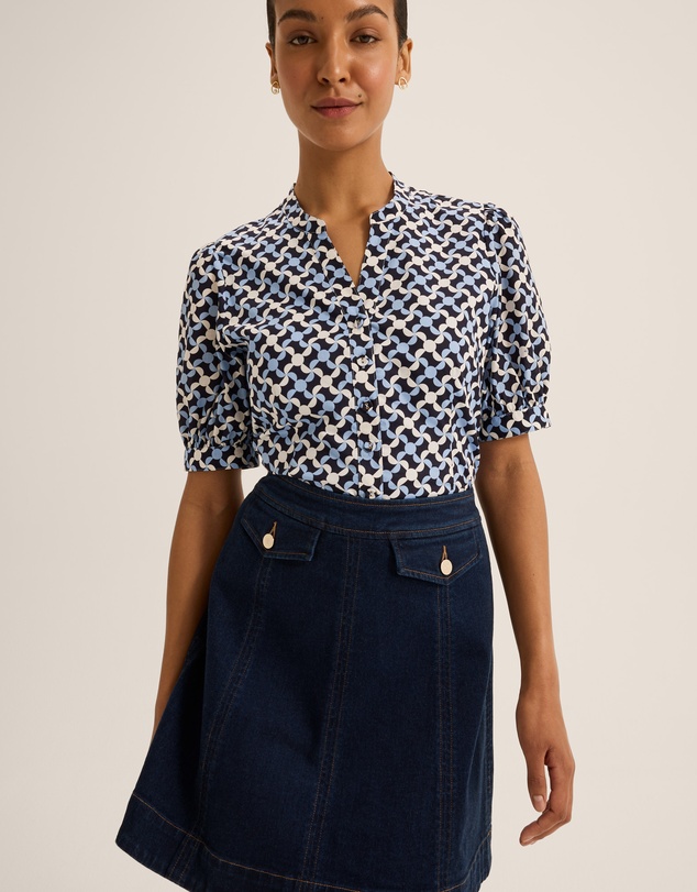 Review - Checkers Puff Sleeve Shirt