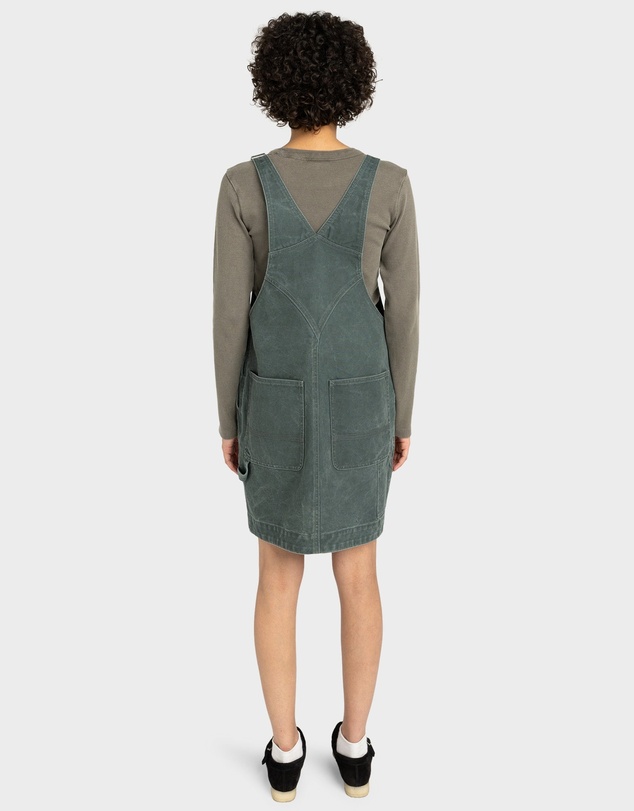 Element - Womens Dungaree Canvas Mini Dress