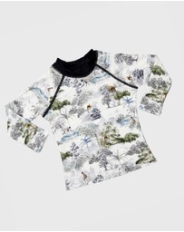 Aqua Blu Kids - Woodland Long Sleeve Rash Vest - Babies
