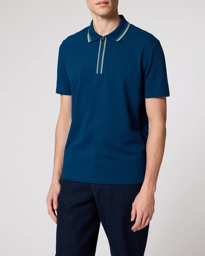 Paul Smith - Regular Fit Zip Polo Shirt