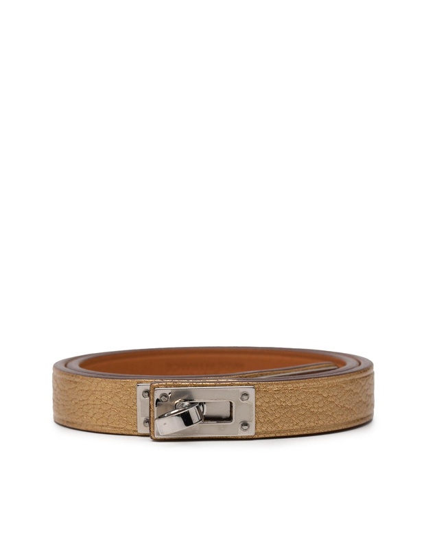 Pre-Loved by Azura Reborn - Pre-Loved Chevre Mysore Mini Kelly Double Tour Bracelet T2