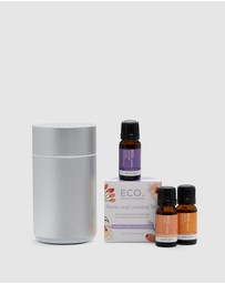 ECO. Modern Essentials - ECO. Nebulizing Diffuser & Relax & Unwind Trio Collection