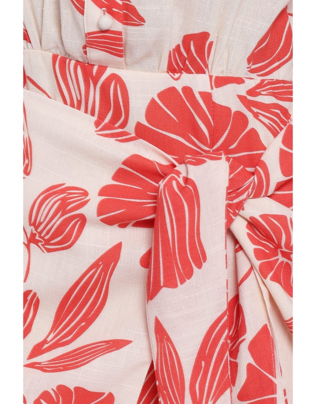 Petal & Pup - Leyton Mini Dress - Red Floral