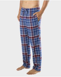 Mitch Dowd - Mens Boston Check Flannel Sleep Pants