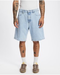 Thrills - Mid Slacker Relaxed Long Denim Shorts