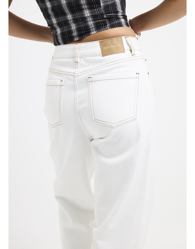 Subtitled - Tayla High Straight Denim Jeans