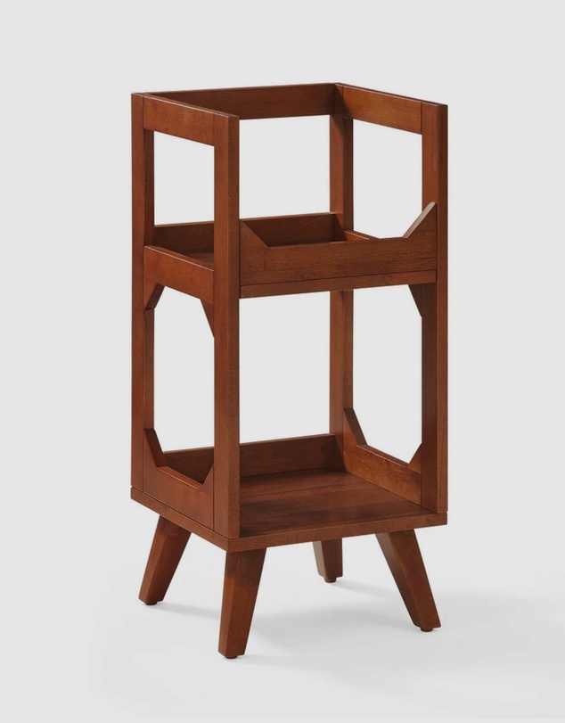 Crosley - Crosley Asheville Small Vinyl Storage Stand – Walnut