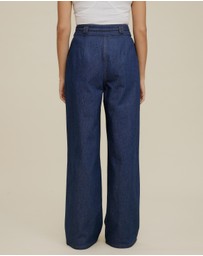 The Fated - Citta Wide Leg Tie Pants