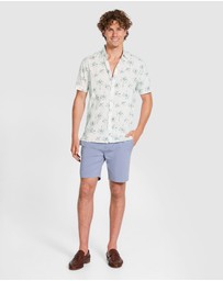 Tarocash - Neeson Linen Palm Shirt