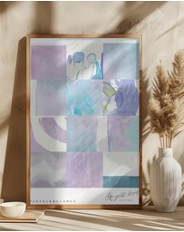 Olive et Oriel - Simple Artline No16 by Treechild Art Print