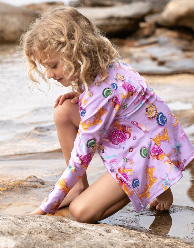 Bluesalt Beachwear - Beach Treasures Rash Top