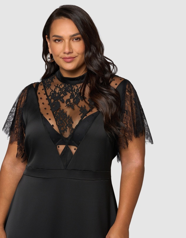 Sunday In The City - Mayhem Satin Maxi Dress
