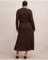 Forever New Curve - Bonnie Curve Mesh Midi Dress