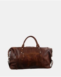Pierre Cardin - Pierre Cardin Rustic Leather Business/Overnight Bag