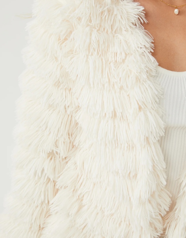 Esther & Co - Ophelle Jacket - White