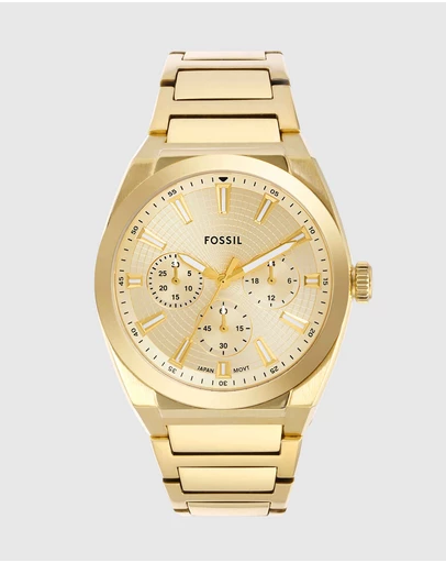 Fossil - Everett Gold Tone Analogue-Chronograph Watch