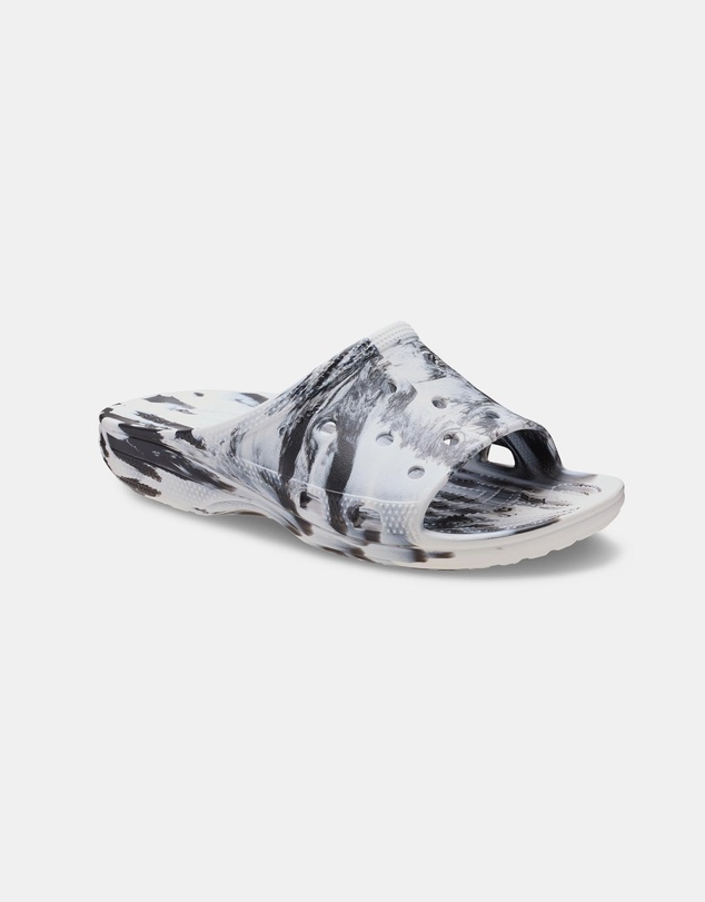 Crocs - Saturday Marbled Slides - Men's