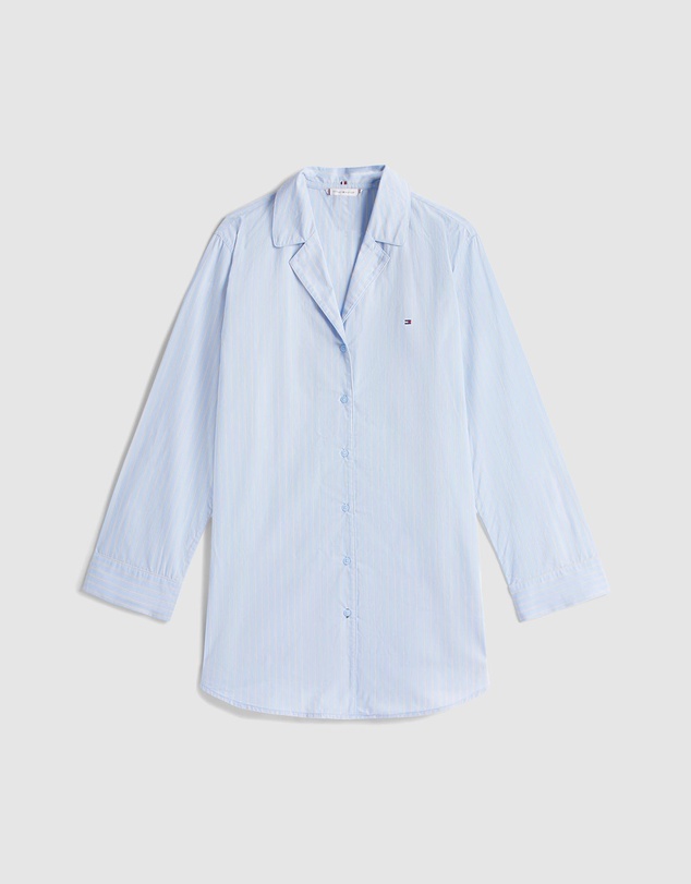 Tommy Hilfiger - Pyjama Longsleeve Stripe Poplin Shirtdress