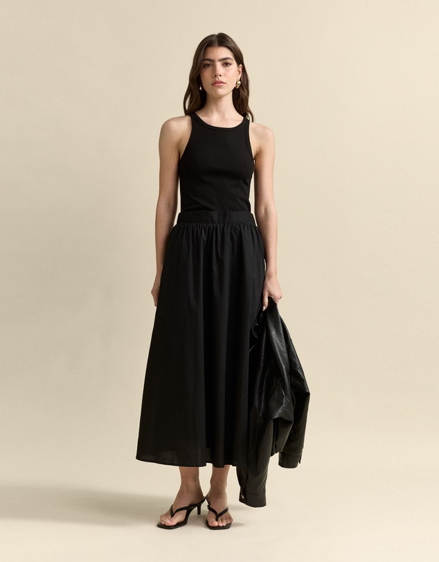 MVN - Cotton Midi Skirt