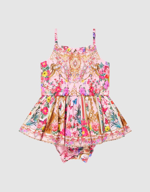 Camilla - Jump Dress With Frill Neck - Babies