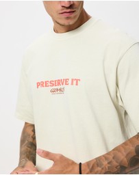 Gramicci - Footprints Tee Pigment Dyed