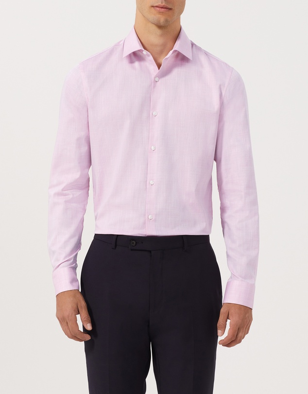 Van Heusen - Solid Colour Textured Shirt