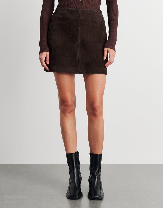 Jag - Ophelia Suede Mini Skirt