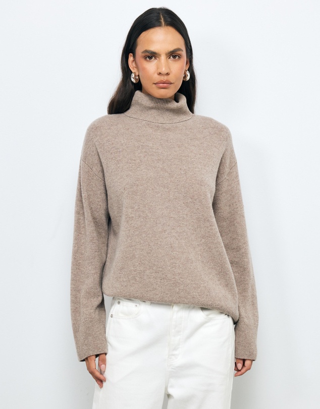 AERE - Tilla Merino Wool Turtleneck Jumper