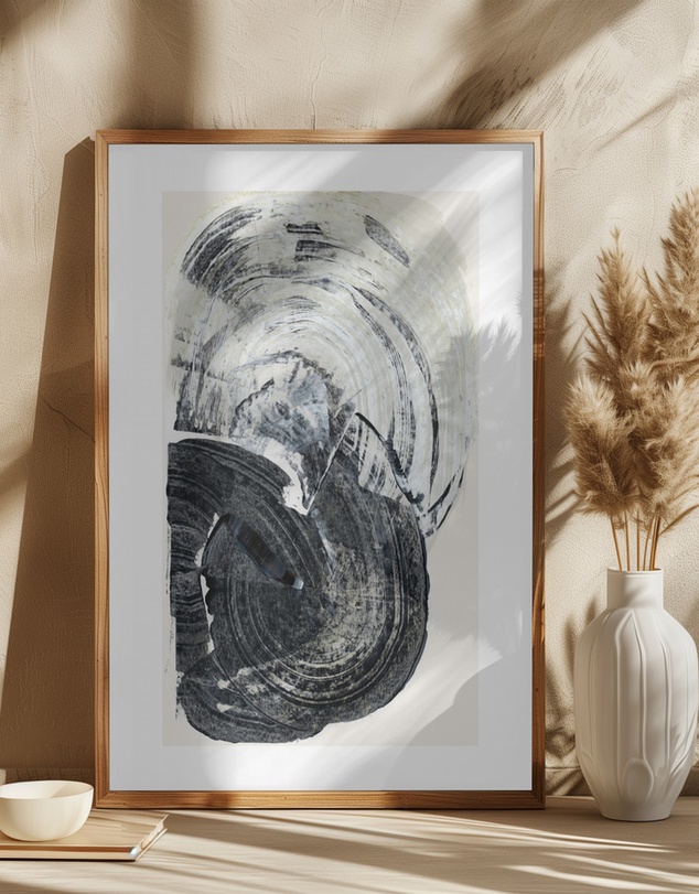 Olive et Oriel - Sea Fossil 1 by Cartissi Art Print