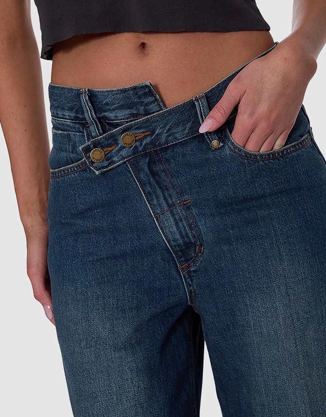 Thrills - Kai Wrap Mid Rise Baggy Jeans