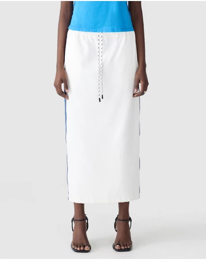 Bassike - Stretch Twill Pull On Skirt