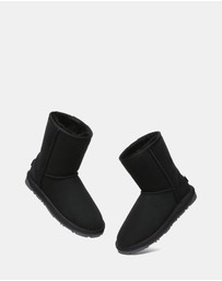 EVERAU - EverAU Ugg Short Classic Double Faced Sheepskin Upper UGG Boots