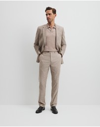 Country Road - Regular Fit Linen Cotton Tailored Pant