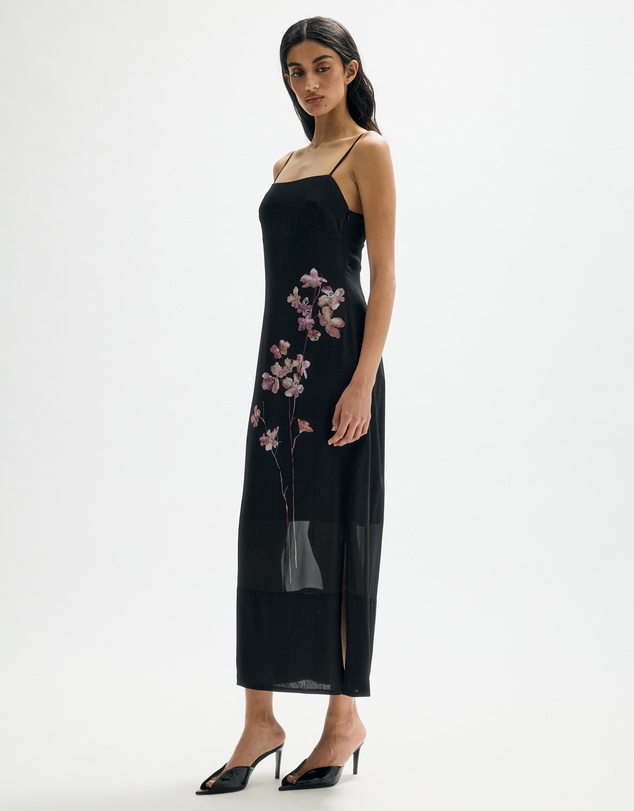 Minima Esenciales - Althea Floral Midi Dress