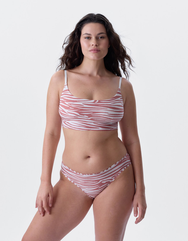 Bras N Things - Nkd High Leg Brazilian Knicker - Print Animal