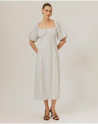 Tussah - Sabine Polka Dot Midi Dress