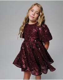 Bardot Junior - Isabel Flower Sequin Dress - Kids-Teens