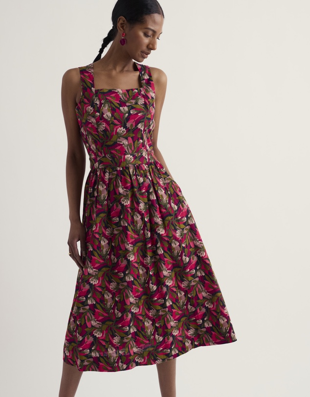 Seasalt - Fox Cove Midi Dress in GOTS-Certified Organic Cotton